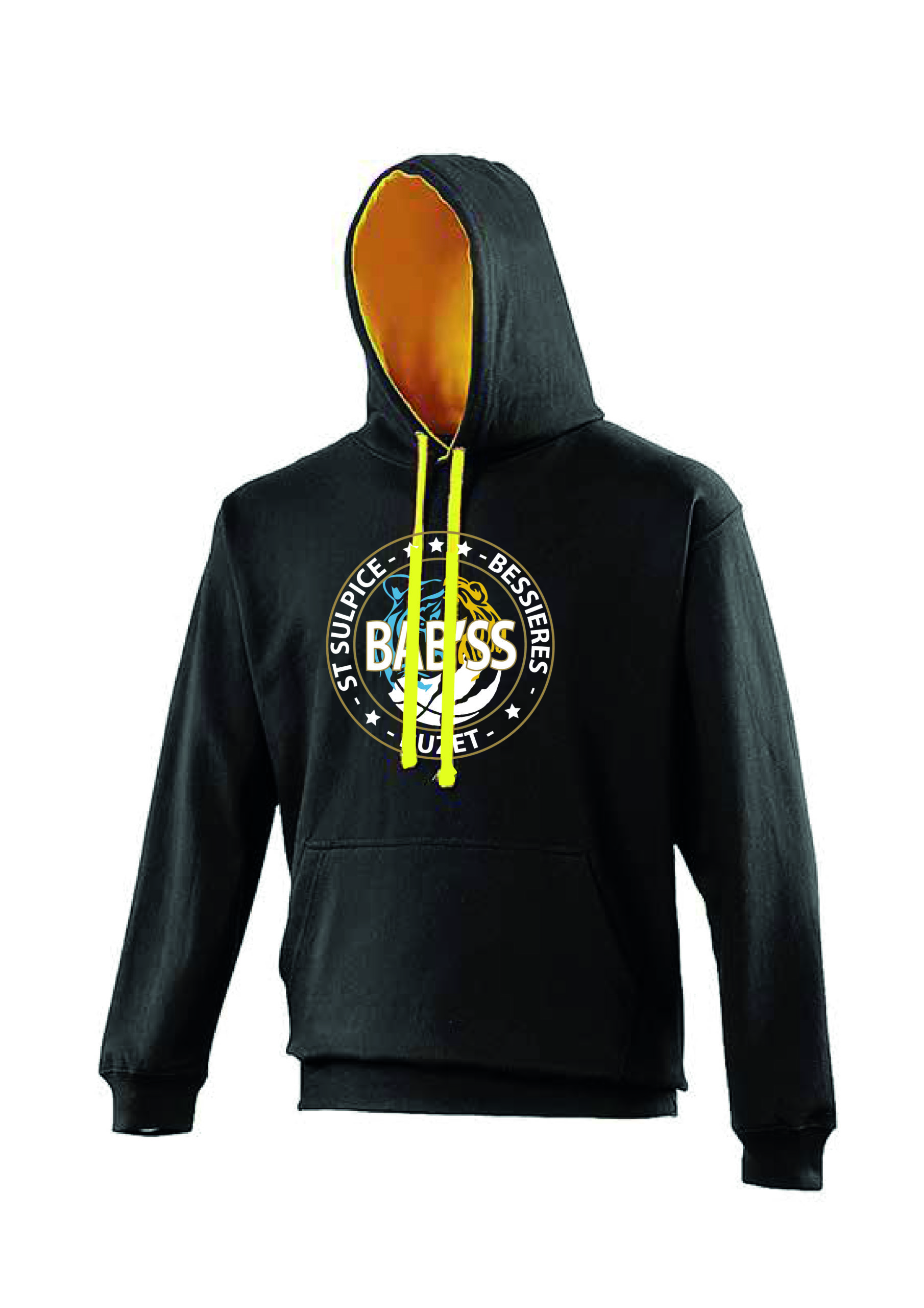 Sweat capuche contrasté adulte mixte – Image 3