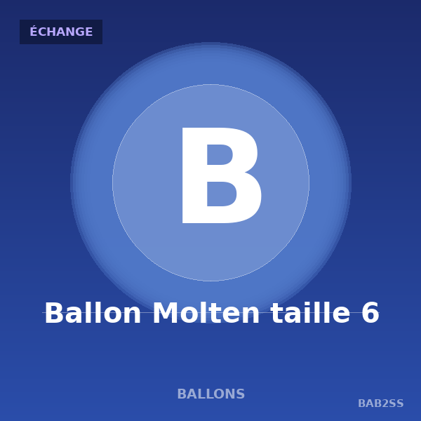 Ballon Molten taille 6