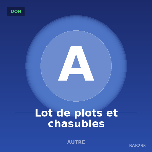 Lot de plots et chasubles